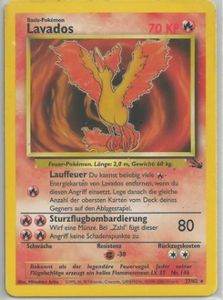 Pokémon-Karte Lavados 027/062