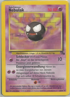 Pokémon-Karte Nebulak 033/062