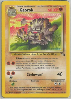 Pokémon-Karte Georok 037/062