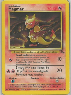 Pokémon-Karte Magmar 039/062