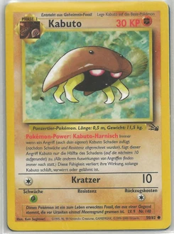 Pokémon-Karte Kabuto 050/062