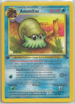 Pokémon-Karte Amonitas 052/062