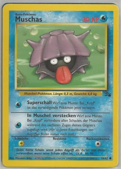 Pokémon-Karte Muschas 054/062