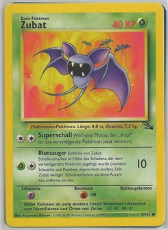 Pokémon-Karte Zubat 057/062