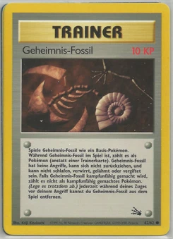 Pokémon-Karte Geheimnis-Fossil 062/062