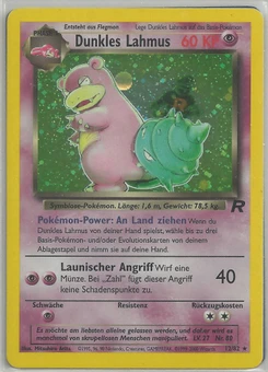 Pokémon-Karte Dunkles Lahmus 012/082