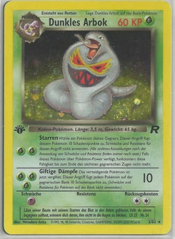 Pokémon-Karte Dunkles Arbok 002/082