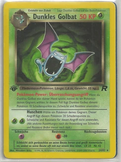 Pokémon-Karte Dunkles Golbat 024/082