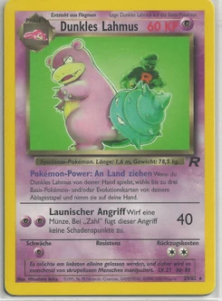 Pokémon-Karte Dunkles Lahmus 029/082