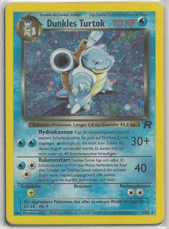 Pokémon-Karte Dunkles Turtok 003/082