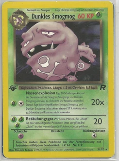Pokémon-Karte Dunkles Smogmog 031/082