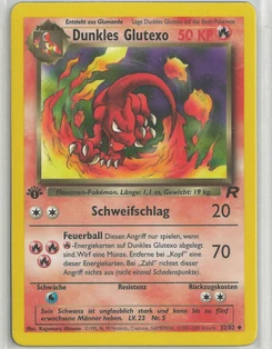 Pokémon-Karte Dunkles Glutexo 032/082
