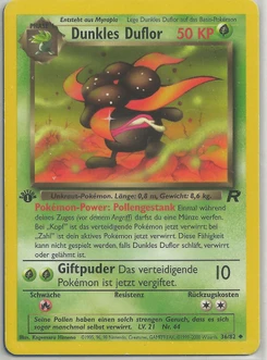 Pokémon-Karte Dunkles Duflor 036/082