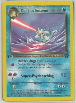 Pokémon-Karte Dunkles Entoron 037/082