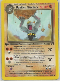 Pokémon-Karte Dunkles Maschock 040/082