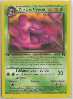 Pokémon-Karte Dunkles Sleimok 041/082