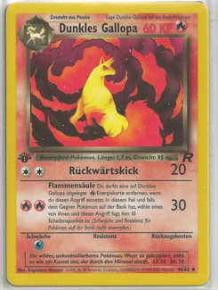 Pokémon-Karte Dunkles Gallopa 044/082