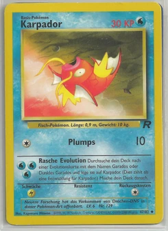 Pokémon-Karte Karpador 047/082