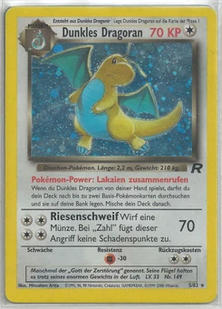 Pokémon-Karte Dunkles Dragoran 005/082