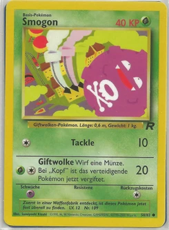 Pokémon-Karte Smogon 058/082
