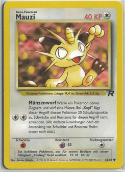 Pokémon-Karte Mauzi 062/082