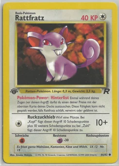 Pokémon-Karte Rattfratz 066/082