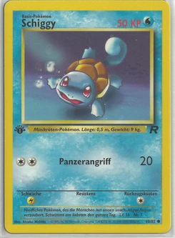Pokémon-Karte Schiggy 068/082