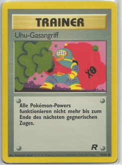 Pokémon-Karte Uhu-Gasangriff 078/082