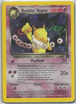 Pokémon-Karte Dunkles Hypno 009/082