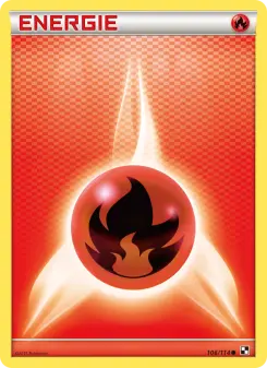 Pokémon-Karte Feuer-Energie 106/114