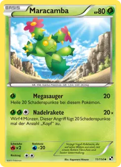 Pokémon-Karte Maracamba 011/114