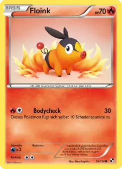 Pokémon-Karte Floink 016/114
