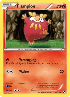 Pokémon-Karte Flampion 024/114