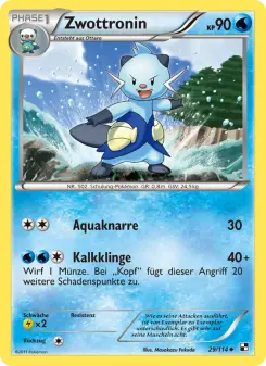 Pokémon-Karte Zwottronin 029/114