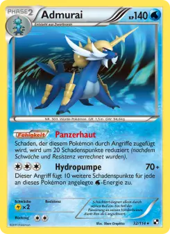 Pokémon-Karte Admurai 032/114