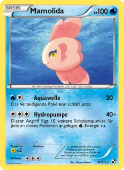 Pokémon-Karte Mamolida 039/114