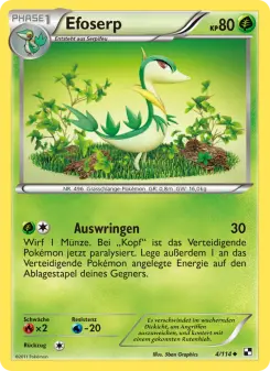 Pokémon-Karte Efoserp 004/114