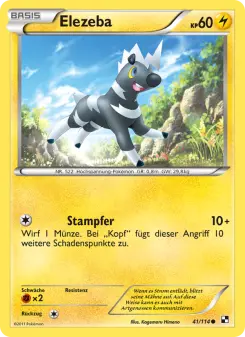 Pokémon-Karte Elezeba 041/114