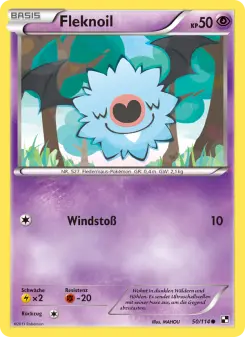 Pokémon-Karte Fleknoil 050/114