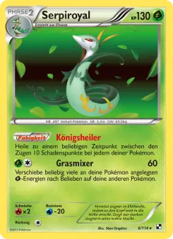 Pokémon-Karte Serpiroyal 006/114