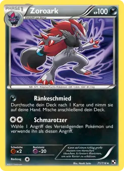 Pokémon-Karte Zoroark 071/114