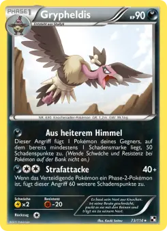 Pokémon-Karte Grypheldis 073/114
