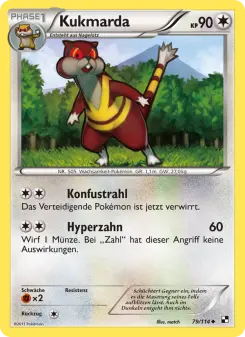 Pokémon-Karte Kukmarda 079/114