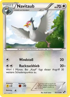 Pokémon-Karte Navitaub 085/114