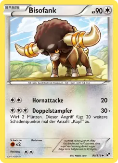Pokémon-Karte Bisofank 090/114