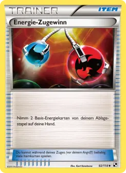 Pokémon-Karte Energie-Rückgewinnung 092/114