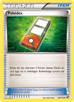 Pokémon-Karte Pokédex 098/114