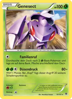 Pokémon-Karte Genesect 010/101