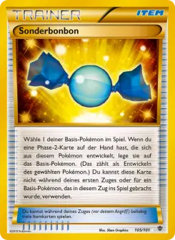 Pokémon-Karte Sonderbonbon 105/101