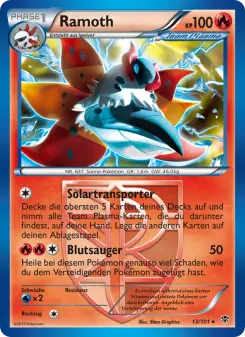 Pokémon-Karte Ramoth 013/101